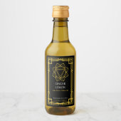 Custom Manipura Solar Plexus Chakra Essential Oil  ワインラベル (正面)