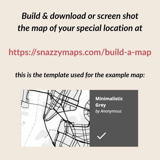 Custom Map "Where We Met" First Date Personalized コースター