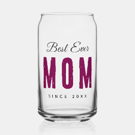 Custom Massage Best Ever Mom – Personalized Gift ガラス缶