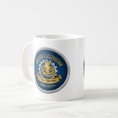 Custom Master Electrician Professional Badge Mug  コーヒーマグカップ (正面左)