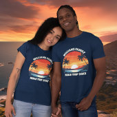 Custom Maui Trip Cool Sunrise Palm Trees Tシャツ