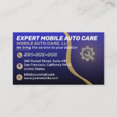 Custom mechanic service | Vehicle Car AC repair 名刺 (正面)