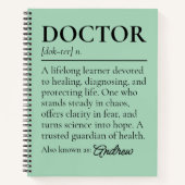 Custom Medical Journal Gift for Doctors Graduates ノートブック (正面)