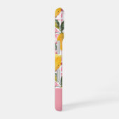 Custom Mediterranean Style Lemon Pattern iPhone 16ケース (右側面)