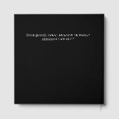 Custom Memorial Forget Me Not Stain Glass Funeral ゲストブック (裏面)