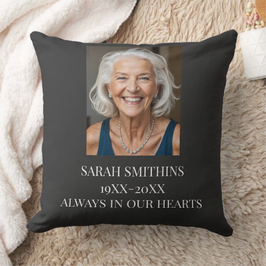 custom Memorial funeral memory クッション (ブランケット)
