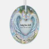 Custom Memorial Ornament  ガラスオーナメント (正面右)