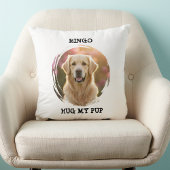 Custom Memorial Pet Pillow Hug My Pup Dog Gift クッション