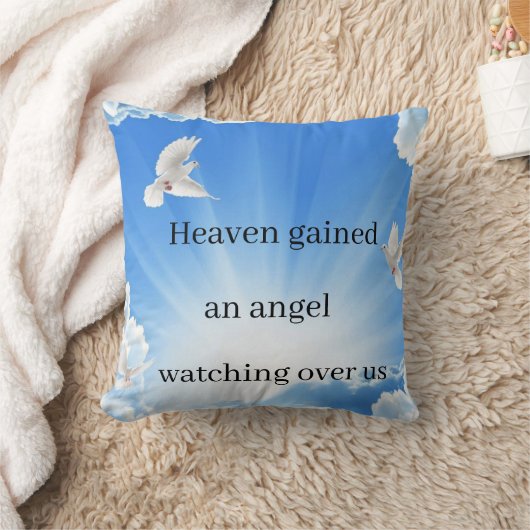 “Custom Memorial Pillow – Remember Your Loved One クッション (ブランケット)