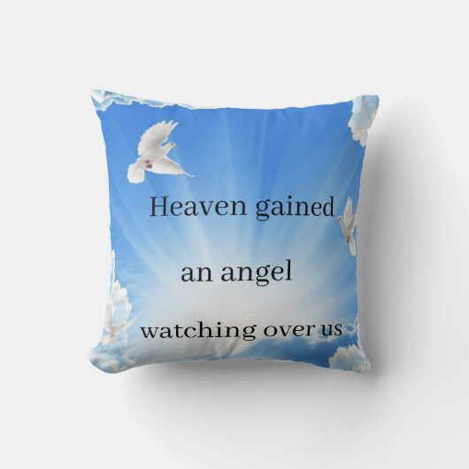 “Custom Memorial Pillow – Remember Your Loved One クッション (正面)