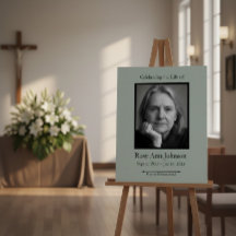 Custom Memorial Welcome Sign with Photo