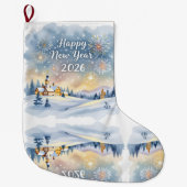 Custom Memory Keepsake Christmas Stocking ラージクリスマスストッキング (正面)