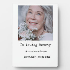 “Custom Memory Plaque for Tabletop Display フォトプラーク