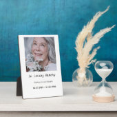 “Custom Memory Plaque for Tabletop Display フォトプラーク (側面)