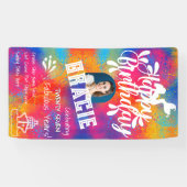 Custom Mermaid Happy Birthday Cruise Door 横断幕 (横)