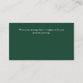 Custom Merry Christmas Photo Card 名刺 (裏面)