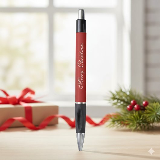 Custom Merry Christmas Text Mark Emmy Pen for Holi ボールペン