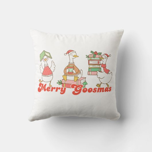 Custom Merry Goosemas Pillow クッション (裏面)