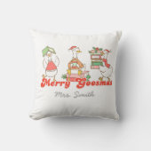 Custom Merry Goosemas Pillow クッション (正面)