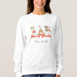 Custom Merry Goosemas Sweatshirt スウェットシャツ