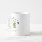 Custom Merry Woofmas Mug – Dog Mom & Dad Christmas コーヒーマグカップ (正面左)