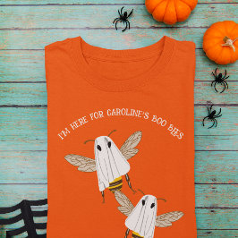 Custom Message Boo Bees Halloween Graphic Tシャツ