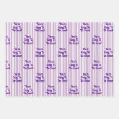 Custom Message New Job Congratulations Gift ラッピングペーパーシート (正面3)