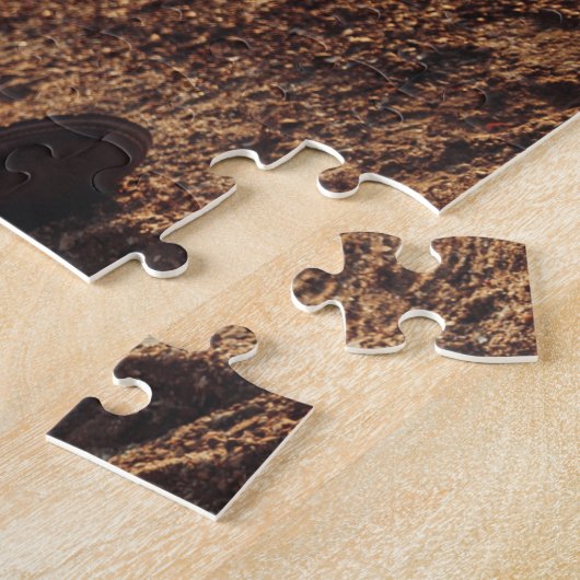 Custom Message Personalized Photo ジグソーパズル (側面)