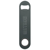 Custom metallic  black elegant speed bottle opener スピード栓抜き (裏面)