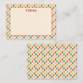 Custom Mexican Cacti Note Card ノートカード (正面/裏面)