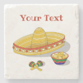 Custom Mexican Fiesta  ストーンコースター (正面)