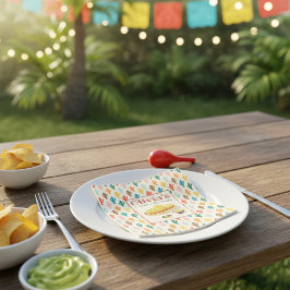 Custom Mexican Fiesta Bachelorette Party  スタンダードカクテルナプキン