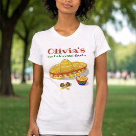 Custom Mexican Fiesta Bachelorette Party T-Shirt  Tシャツ