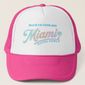 Custom Miami Family Vacation キャップ (正面)
