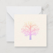 Custom Mini Family Reunion Welcome Gift Bag ノートカード (裏面)