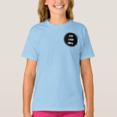 Custom minimal Design Add Photo or Text Tシャツ (正面)