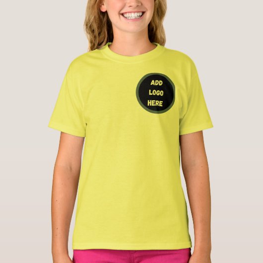 Custom minimal Design Add Photo or Text Tシャツ (正面)