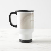 Custom Minimal Elegant Travel Mug トラベルマグ (左)