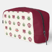 Custom Minimal Indian Floral Block Print Style ドップキット (右コーナー)