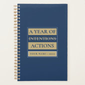 Custom Minimal Planner with Name, Year & Title プランナー手帳 (正面)