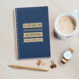 Custom Minimal Planner with Name, Year & Title プランナー手帳