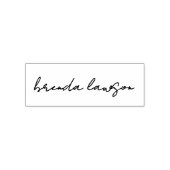 Custom Minimal Signature Name Script Business セルフインキングスタンプ (デザイン)