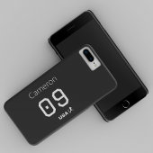 Custom Minimalist American Athlete Monochromatic  iPhoneケース