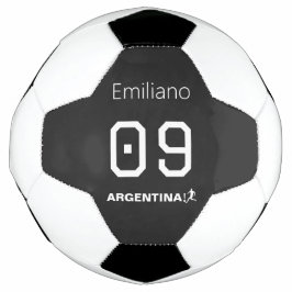 Custom Minimalist Argentinian National Athlete  サッカーボール