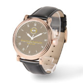 Custom Minimalist Boho Couple Name Unique Gift Wat 腕時計 (傾斜)