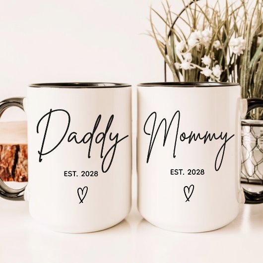 Custom Minimalist Dad Mug for New Dads & Parents マグカップ