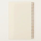 Custom minimalist floral Feminine Daily プランナー手帳 (裏面)