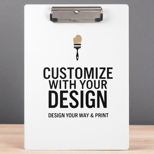 Custom Minimalist Personalized Company Branded  クリップボード