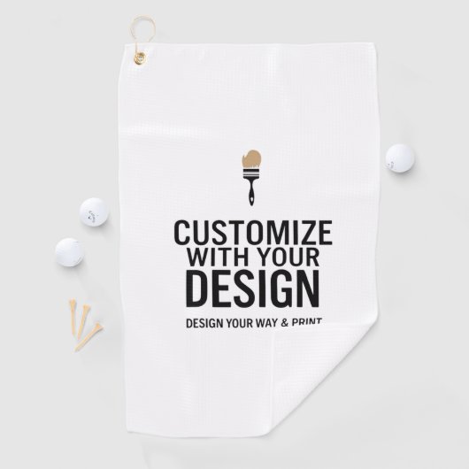 Custom Minimalist Personalized Company Branded  ゴルフタオル (インサイチュ)