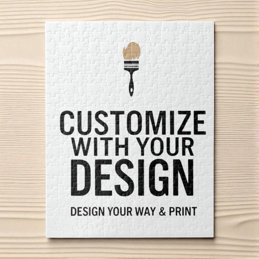 Custom Minimalist Personalized Company Branded  ジグソーパズル